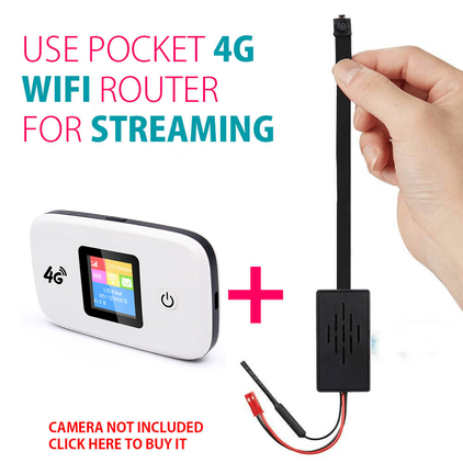 4G hotspot Router for wifi camera